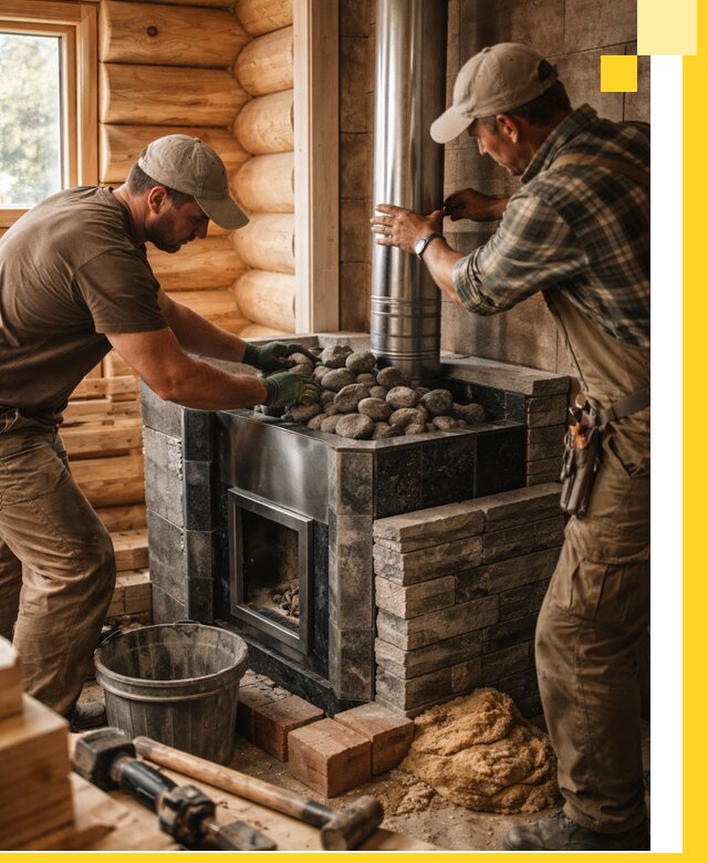 Строительство и отделка русских бань под ключ в Белорецке