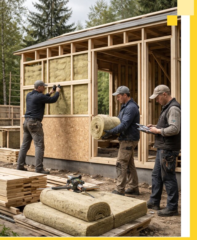 Проектирование и строительство каркасных бань в Белорецке под ключ