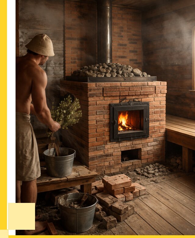 Кирпичные банные печи в Белорецке от 91233 р. | ЭриданБлр