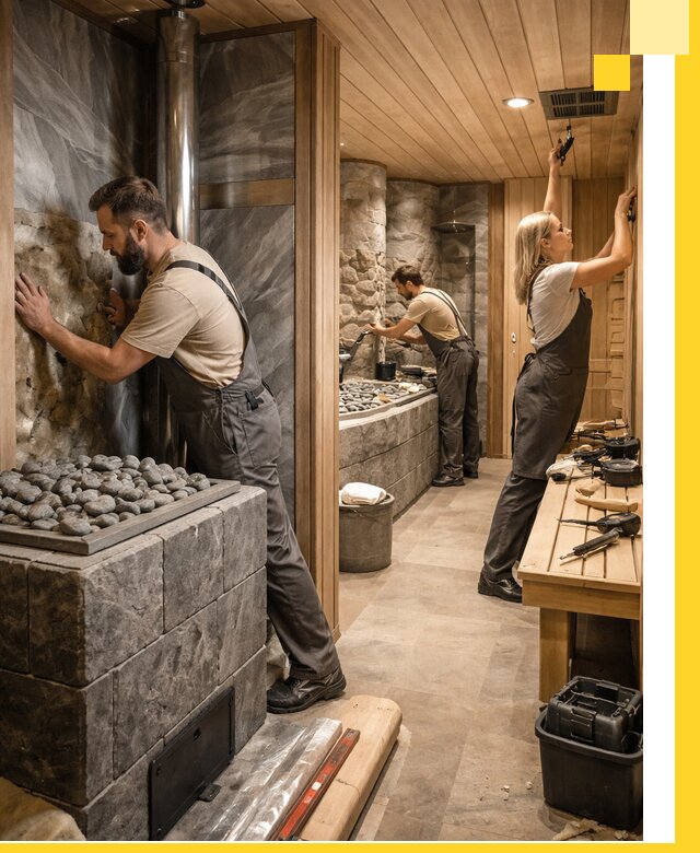 Строительство бань и SPA процедур в Белорецке под ключ и отделкой