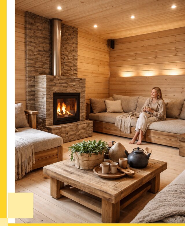 Проект бани с комнатой отдыха в Белорецке от 35480 р. | ЭриданБлр