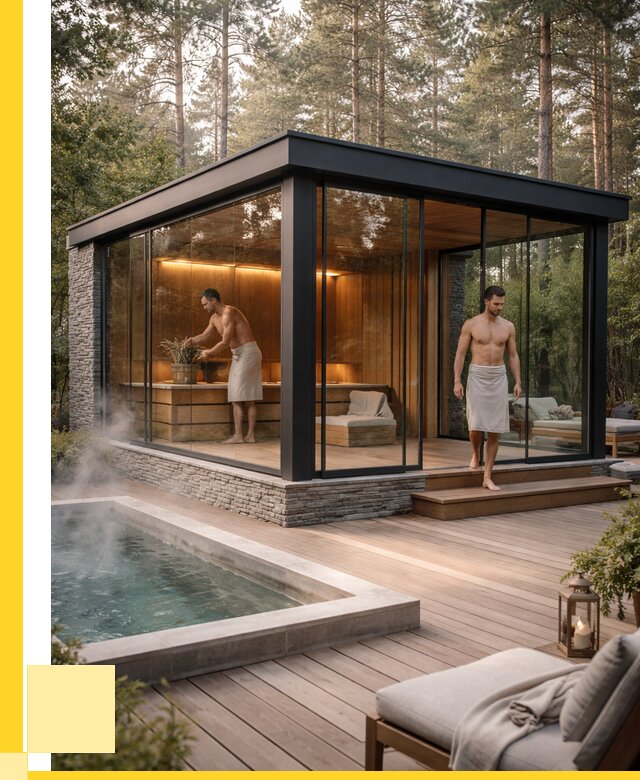 Стеклянные бани и двери в Белорецке от 456165 р. | ЭриданБлр