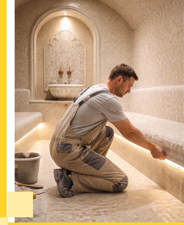 Отделка хамамов под ключ в Белорецке от 5575 р. | ЭриданБлр