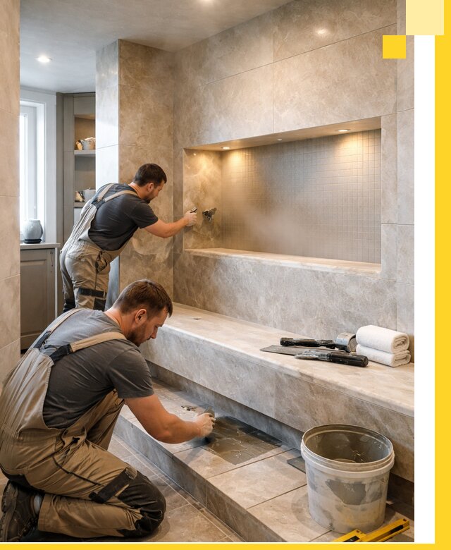 Профессиональное строительство хамама в квартире в Белорецке