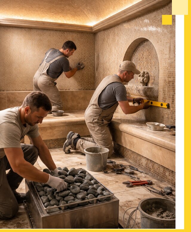 Проектирование и строительство хамама и сауны в Белорецке