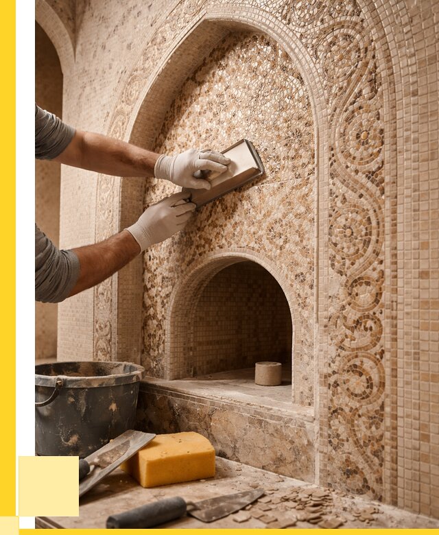 Мозаика для хамама в Белорецке под ключ от 5069 р. | ЭриданБлр