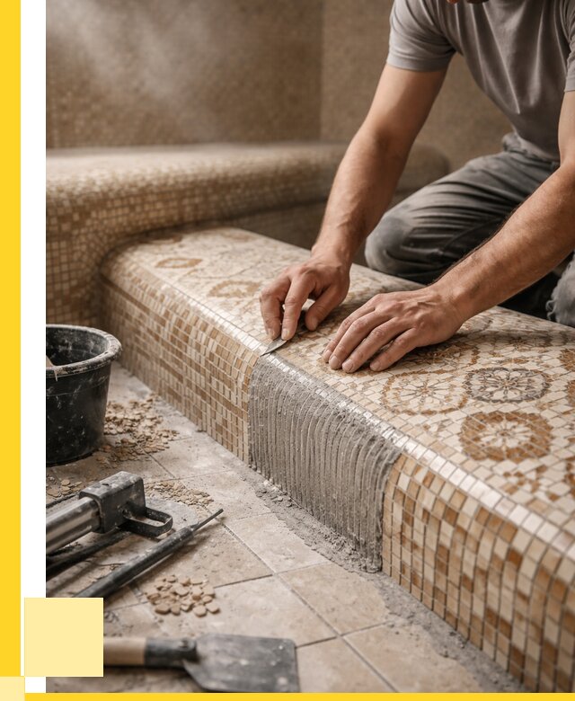 Плитка для хамама под ключ в Белорецке от 3548 р. | ЭриданБлр