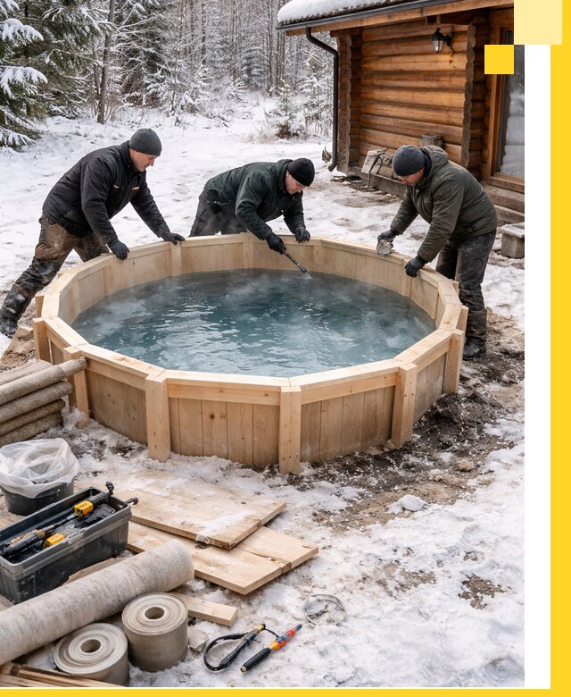 Изготовление и установка ледяных купелей под ключ в Белорецке