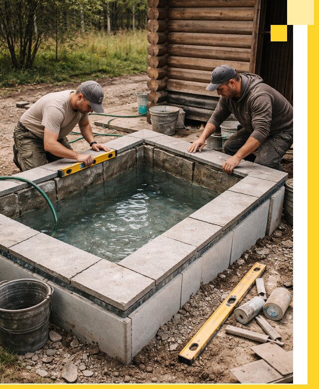 Изготовление и установка холодных купелей под ключ в Белорецке