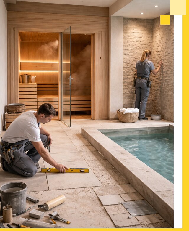 Комплексный дизайн и отделка интерьеров SPA под ключ в Белорецке